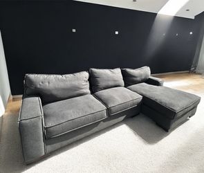 Free Delivery Grey Sectional couch 