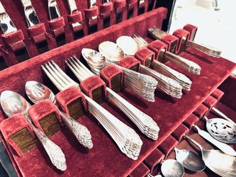 Community Silver-Plated Flatware, not Sterling, there plated.