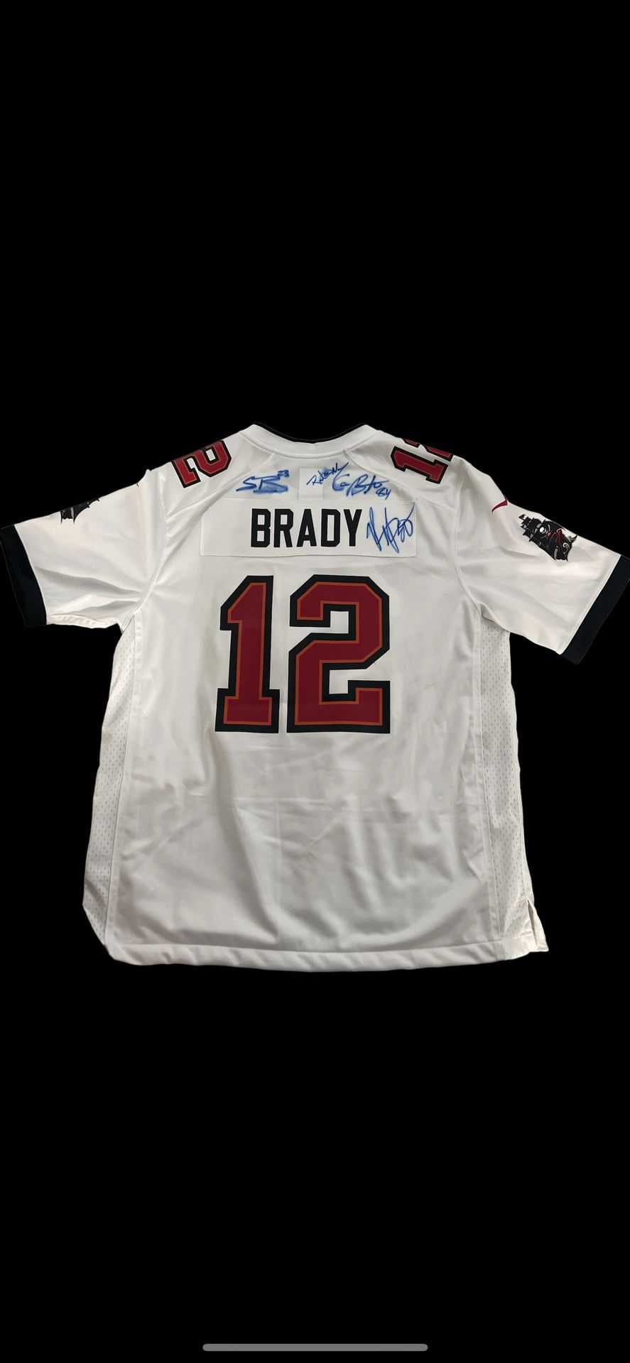 Tom Brady JERSEY & Mike Evan’s #13 12 signed My Ferrari Shoes Players
