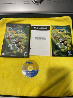 Nintendo GameCube looney toons back in action Cib