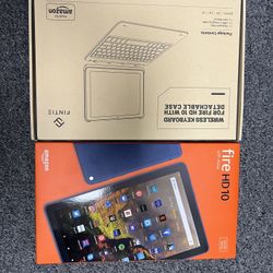 Fire HD 10 With Wireless Keyboard 