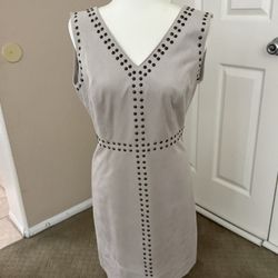 INC International Concepts Beige  Studded Mini Dress