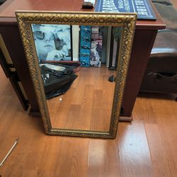 Mirror Gold Vintage Style 24-in Mirror 