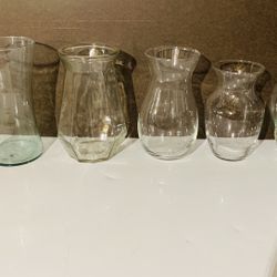 Glass vases 