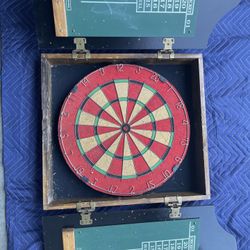 VINTAGE DART WOOD BOARD 