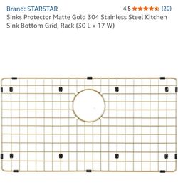 Stainless steel sink protector