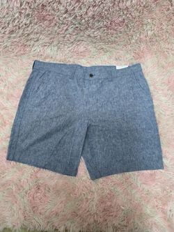 NWT Men's St. John's Bay 9" Linen Stretch Fabric Chino Shorts Size 44, 46, 50 52