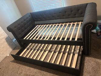 Double twin bed frame