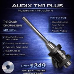 Audix TM1 Plus Calibration Mic – Excellent Condition
