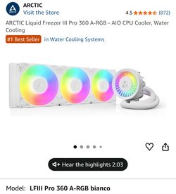 ARCTIC Liquid Freezer III Pro 360 A-RGB AIO CPU Cooler