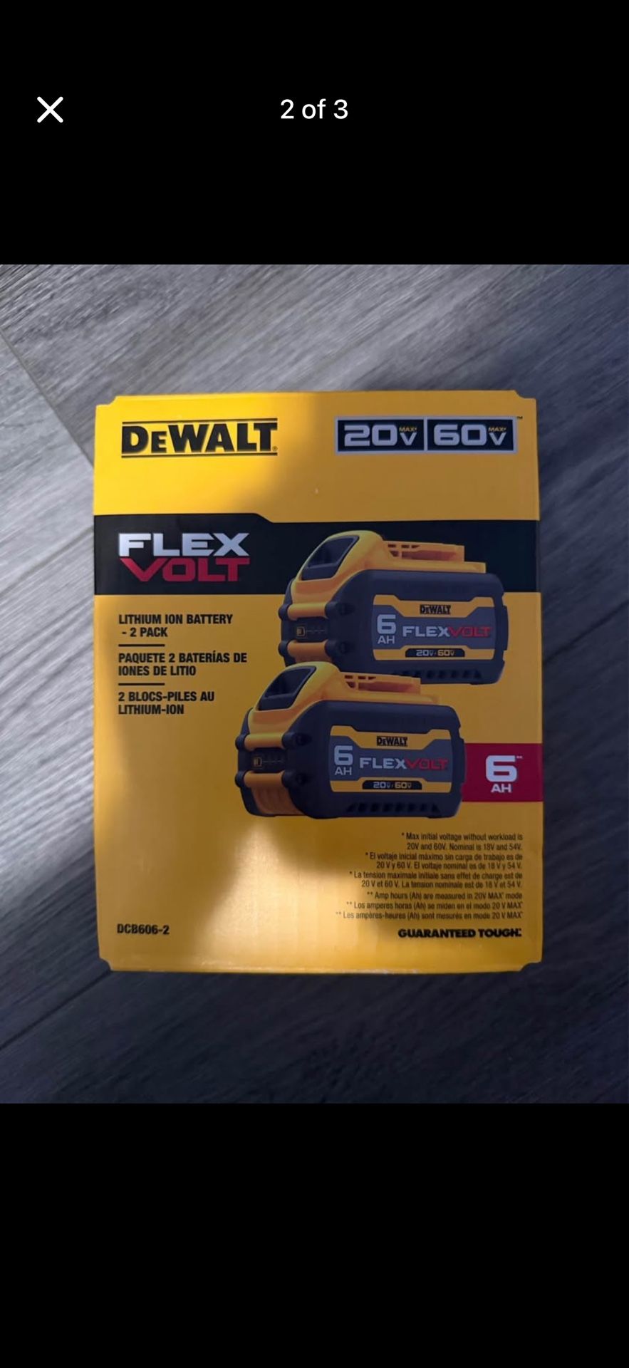 DeWalt DCB606-2