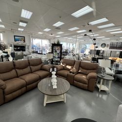 SOFA SET MANUAL RECLINABLE