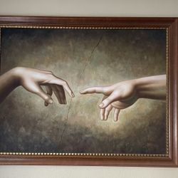 Creation Of Adam Painting