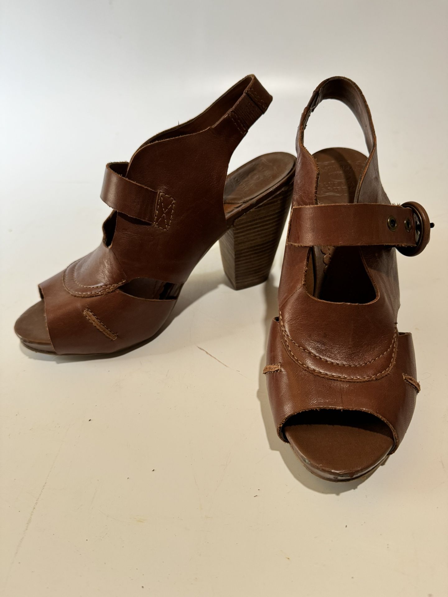 Leather/ Thick Heals/ Lucky Brand/7 1/2