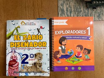 Spanish Homeschool Science Workbooks Set of 2