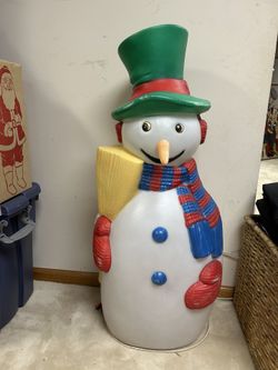 Snowman Blow Mold 41” Tall