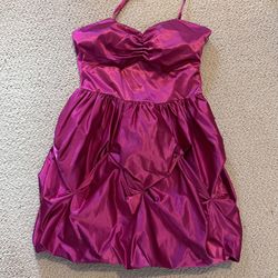 Pink Halter Formal Dress