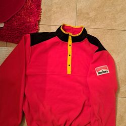 Vintage Marlboro Adventure Team Fleece Sweater Cigarette Promotional 90s Size L