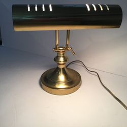 Portable Brass Lamp. Vintage 