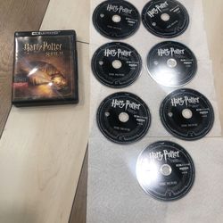 Harry Potter 8 Film Collection ( 4K Ultra HD) Blue ray All In Excellent Condition 
