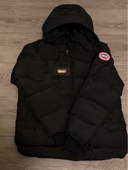 Canada Goose Black Down Puffer Jacket with Hood