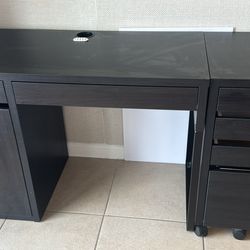 Desk and drawer