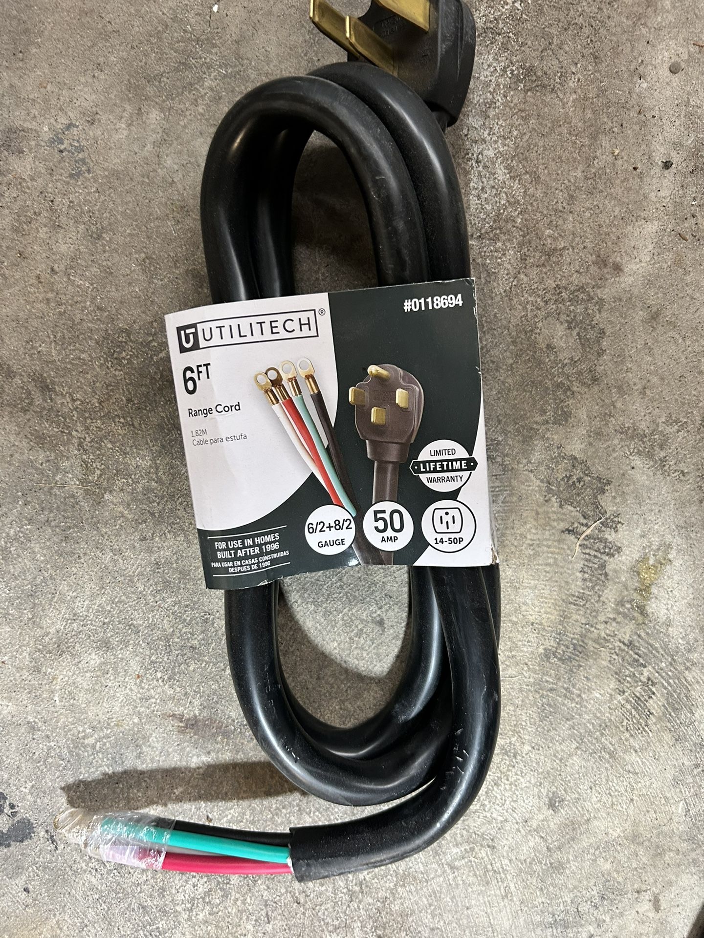 Range Cord | Nema 14-50
