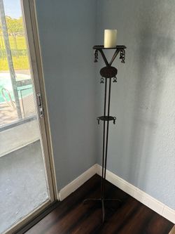 Vintage Rustic Candle Holder 