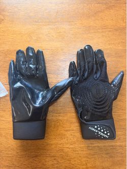HandyLandy Black Football Gloves