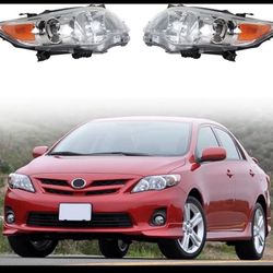 similar ) ABLT Faros delanteros de repuesto para 2011 2012 2013 Corolla S L LE CE XLE XRS proyector conjunto de faros delanteros izquierdo del lado de