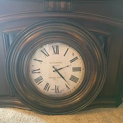 Large Wooden Clock