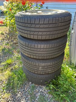 Set of tires and wheel set size 225/ 60 R16