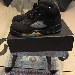 Air Jordan 5s Aqua Size 11 