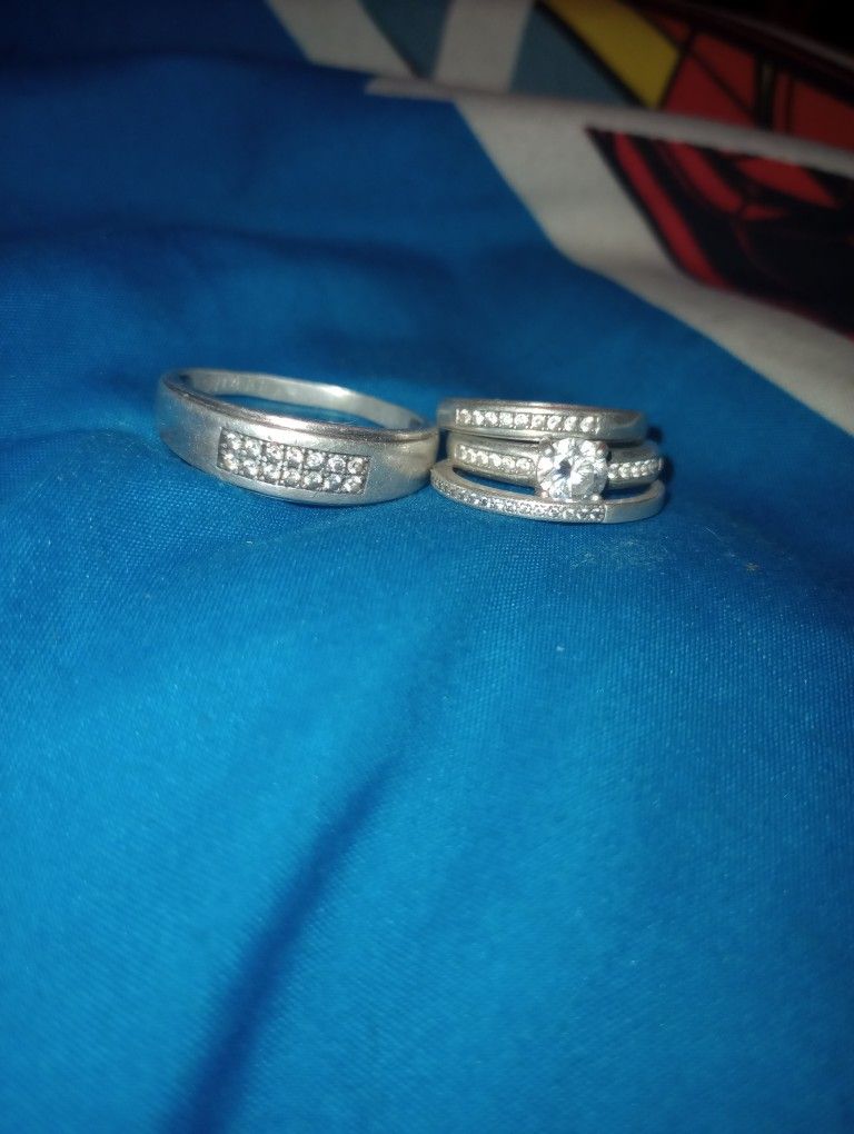His And Hers Wedding Ring Set