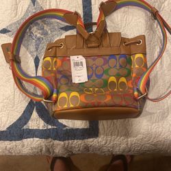 LGBTQ pride backpack