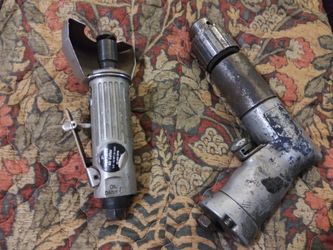 CHEAP AIR TOOLS FOR $@LE!! (ANGLE GRINDER AND AIR DRILL)