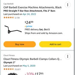 T-Bar Row Attachment, Barbell Clamps, Barbell Jack