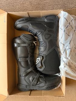 O'Neal Element Black Motocross/Dirt Bike Boots