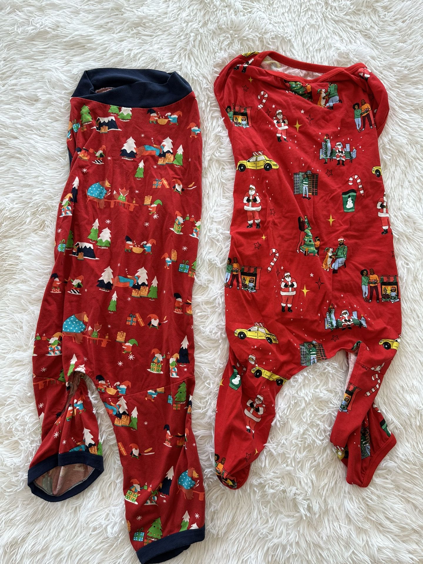 Two (2) Dog Christmas Pajamas