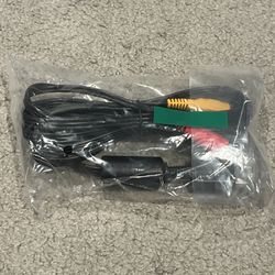 AV Composite Cable Sony OEM Playstation 2 PS2 Console Video Game System New Bag
