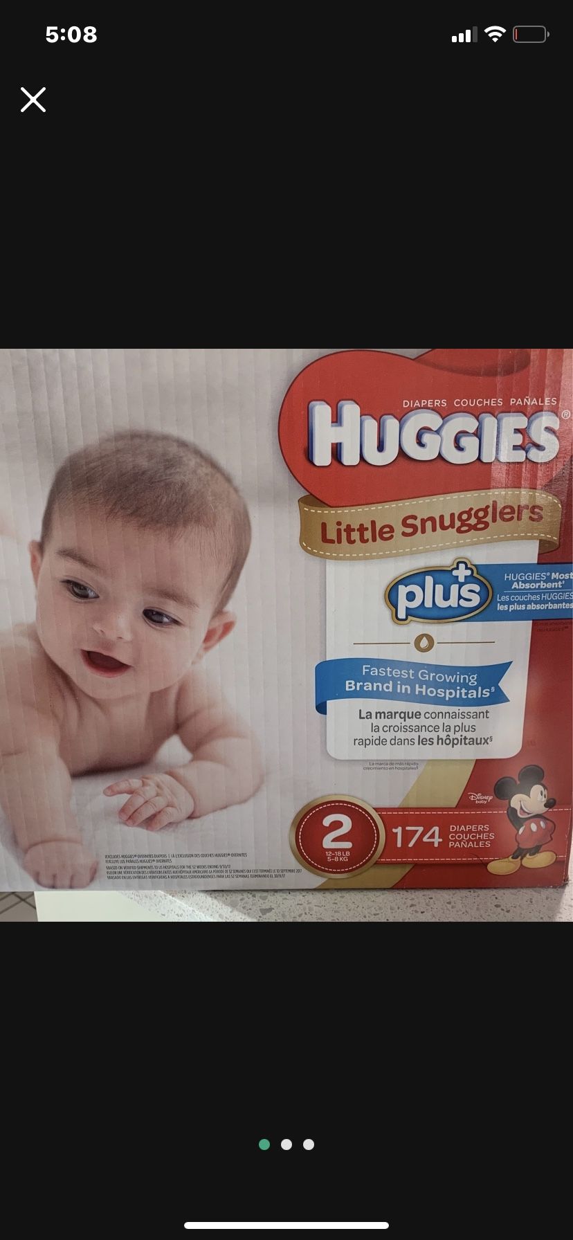 Diapers Huggies 2