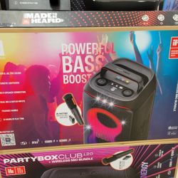 JBL Partbox120 With Wireless Mic