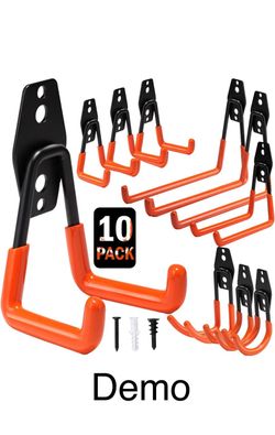 Vivicreate 10 Pack Garage Hooks Heavy Duty Wall Mount Utility Storage Hooks with