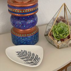 Hand Painted Boho Candle Holder