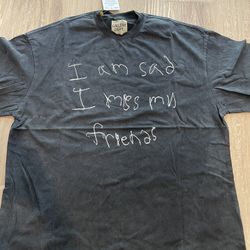 Gallery Dept “Miss My Friends” Shirt Black Size Large