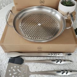 Parrilla Y Utensilios Para Asar