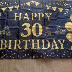 30th Birthday Backdrop