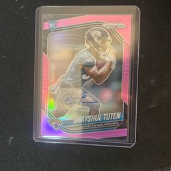 Bhayshul Tuten Auto Panini Prizm Pink