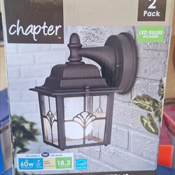 House outdoor Wall Lighting New Lanterns set of 2