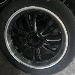 5 Lug Universal 22inch Rims And Tiers Ready To Go